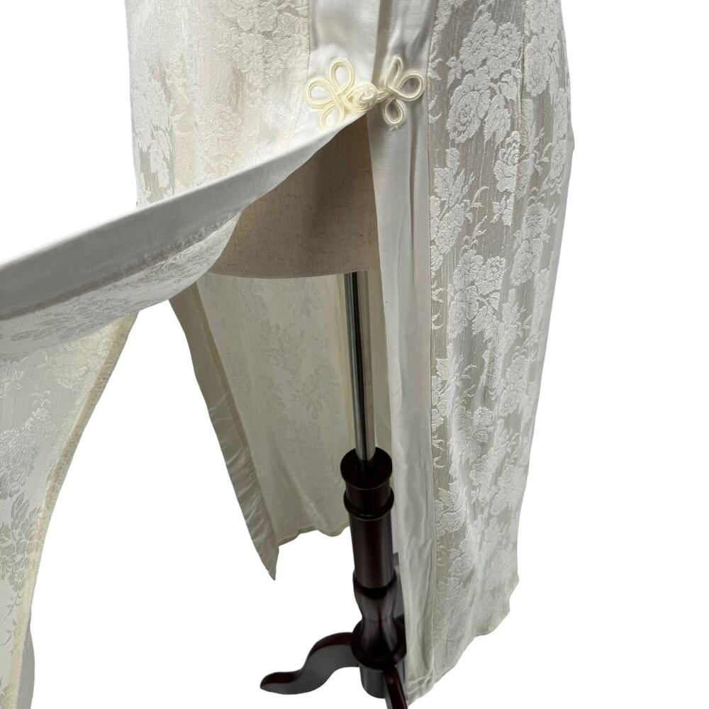 Vtg Cache High Collar Button Down Longline Vest 8… - image 7